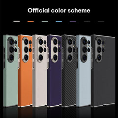 Funda para teléfono curvada de cuero con tac...