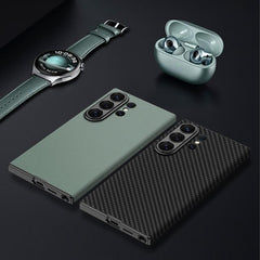 Funda para teléfono curvada de cuero con tac...