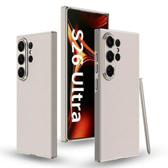Funda para teléfono curvada de cuero con tac...