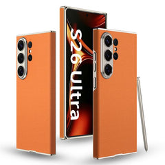 Funda para teléfono curvada de cuero con tac...