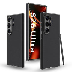 Funda para teléfono curvada de cuero con tac...