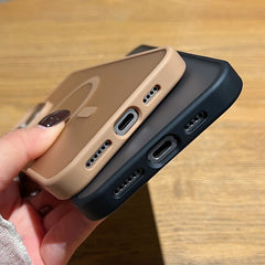 Funda para teléfono MagSafe con tacto de pie...