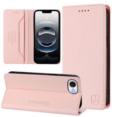 Estuche para teléfono de cuero con doble pli...