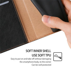 Funda para teléfono de cuero magnético de co...