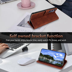 Funda de piel con tapa para teléfono con tex...