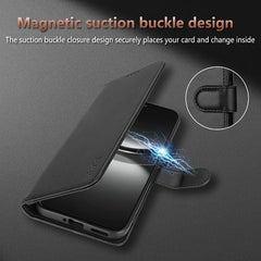 Funda de piel con tapa para teléfono con tex...