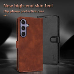 Funda de piel con tapa para teléfono con tex...