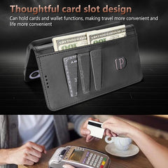 Funda de piel con tapa para teléfono con tex...