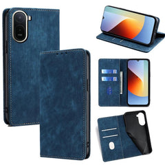 Funda de cuero magnética para teléfono con c...