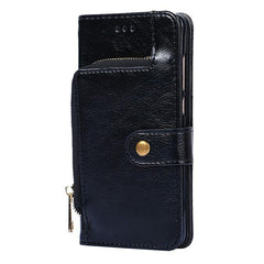 Funda de cuero para teléfono con cremallera ...