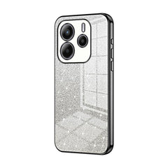 Estuche para teléfono con baño de oro y purp...