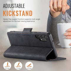 Funda de cuero para teléfono con RFID magnét...