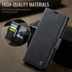Funda de cuero para teléfono con RFID magnét...