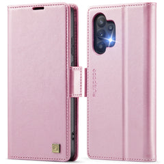 Funda de cuero para teléfono con RFID magnét...