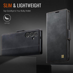 Funda de cuero para teléfono con RFID magnét...