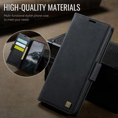 Funda de cuero para teléfono con RFID magnét...