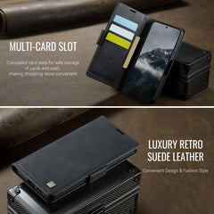 Funda de cuero para teléfono con RFID magnét...