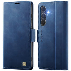 Funda de cuero para teléfono con RFID magnét...