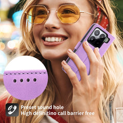 Funda para teléfono híbrida de piel sintétic...