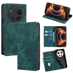 Funda de cuero magnética para teléfono con c...