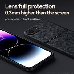 Funda para teléfono de piel de lichi con cob...