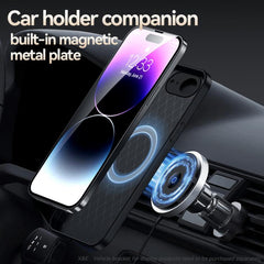 Funda para teléfono de piel de lichi con cob...