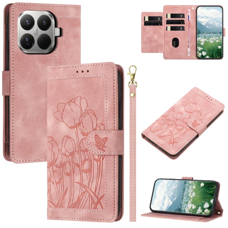 Funda para teléfono de piel con estampado de...
