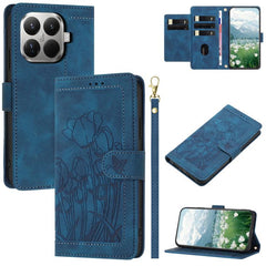 Funda para teléfono de piel con estampado de...