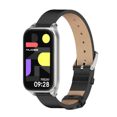 Correa de reloj de cuero sintético de microf...