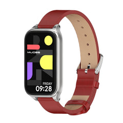 Correa de reloj de cuero sintético de microf...