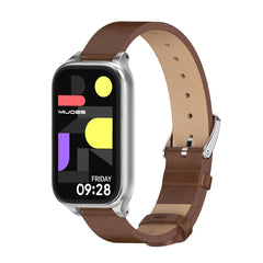 Correa de reloj de cuero sintético de microf...