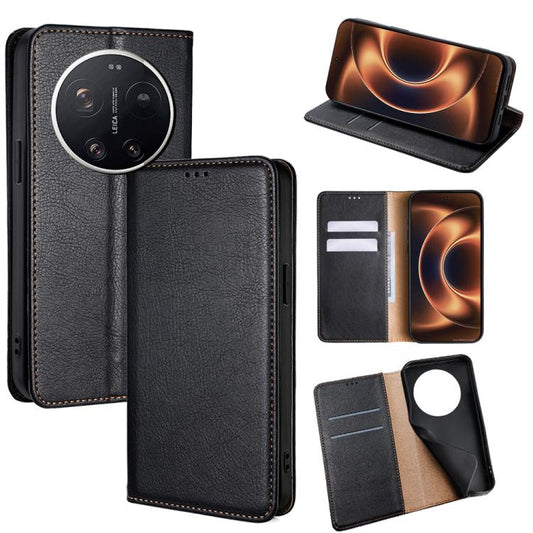 Funda para teléfono de cuero magnético de co...