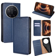 Funda para teléfono de cuero magnético de co...