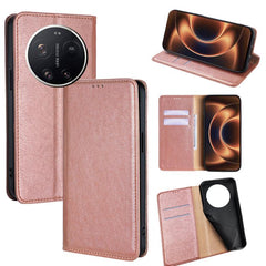 Funda para teléfono de cuero magnético de co...