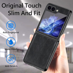 Funda para teléfono de PU con textura de cab...