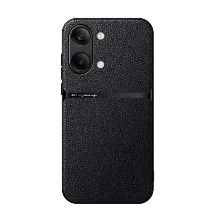 Funda para teléfono de piel de lichi con cob...