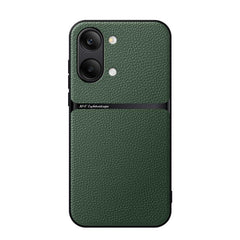 Funda para teléfono de piel de lichi con cob...