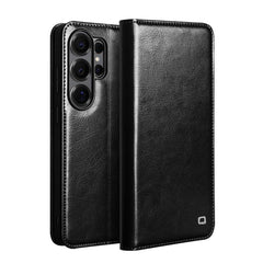 Funda de cuero genuino para teléfono QIALINO...