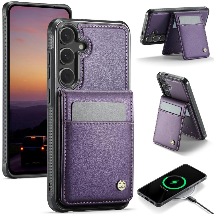 Estuche para teléfono de PU con tarjetero RF...