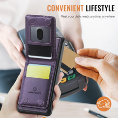 Estuche para teléfono de PU con tarjetero RF...