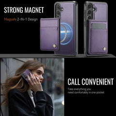 Estuche para teléfono de PU con tarjetero RF...