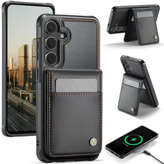 Estuche para teléfono de PU con tarjetero RF...