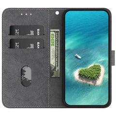 Funda de cuero para teléfono con dibujo de c...