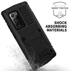 Estuche protector de silicona y metal a prue...