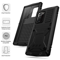 Estuche protector de silicona y metal a prue...