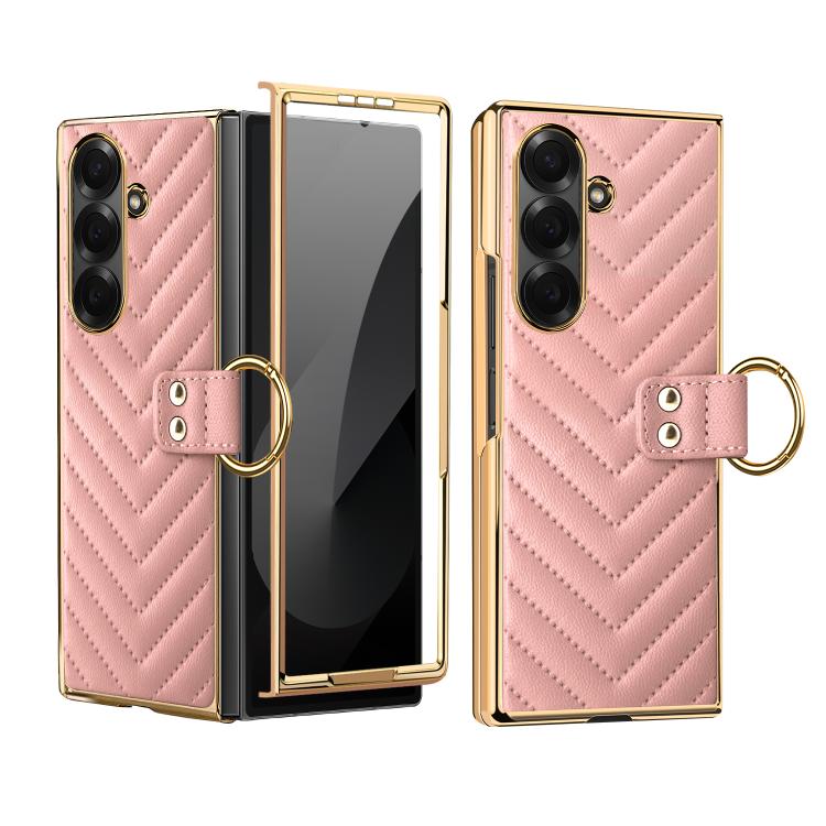 Estuche de cuero para teléfono con anillo de...