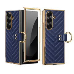 Estuche de cuero para teléfono con anillo de...