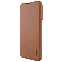 Funda de cuero para teléfono con diseño desl...