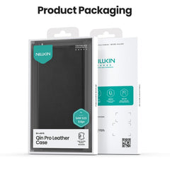 Funda de cuero para teléfono con diseño desl...