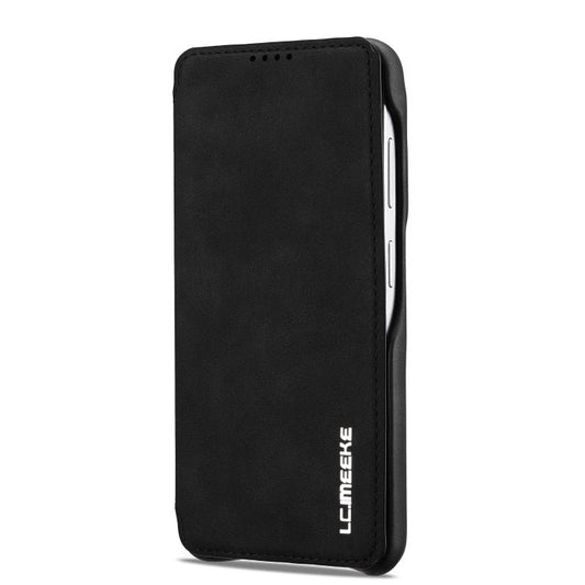 LC.IMEEKE Funda de cuero con tapa para teléf...